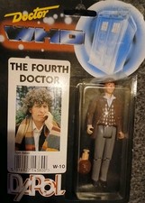 Doctor Who Very Rare Dapol Fourth Dr Figure & spare head in original packaging