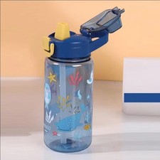 Nuby Super Straw Water Bottle - No Spill Active Toddler Sippy Cup | 360ml /... 