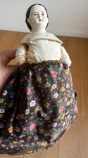 Antique Vintage China Head Doll German Original Skirt & Petticoat 42cm