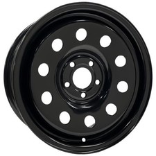 16x7 BLACK MODULAR STEEL WHEEL