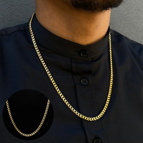 Retro gold cuban - gold, link