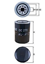 Oil Filter MAHLE Fits NISSAN FORD OPEL CARBODIES LTI Almera I V Iii2 II 649019