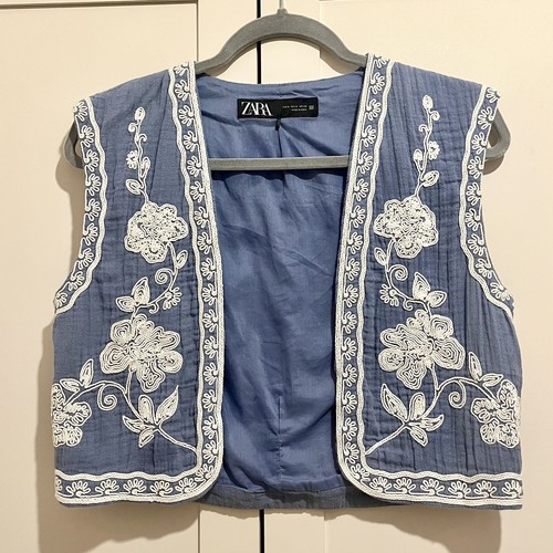 Zara small blue white - small,