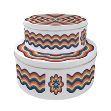 Retro Waves Cake Tins Set -