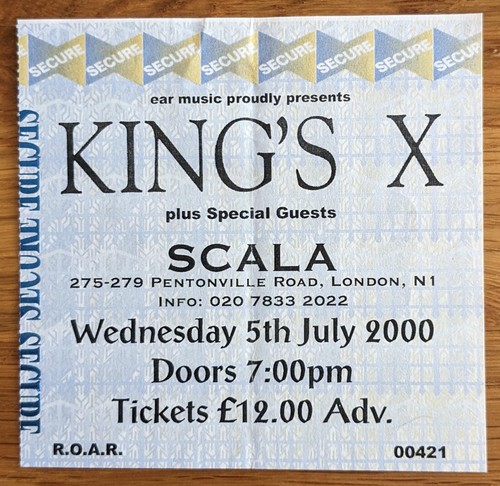 King scala london - king's, concert