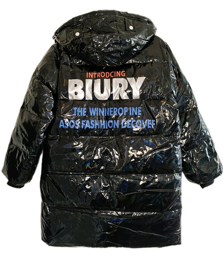Glossy down coat duck - coat, |