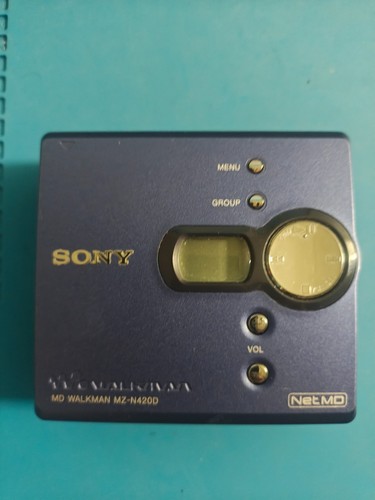 Sony n420d blue - blue, netmd