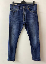 Levis 512 Slim Taper Jeans Blue Stretch Denim size W34 L32