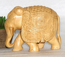 Antique Wooden Elephant