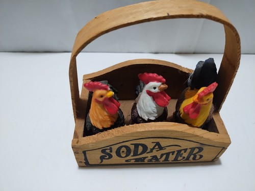 Vintage wooden mini soda water - vintage,