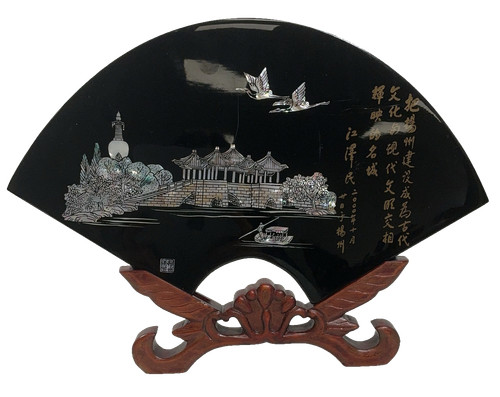 Yangzhou lacquerware fan - yangzhou,