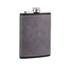 6/8Oz Leather Texture Hip