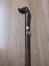 Vintage Wooden Carved Elephant Walking Cane Stick