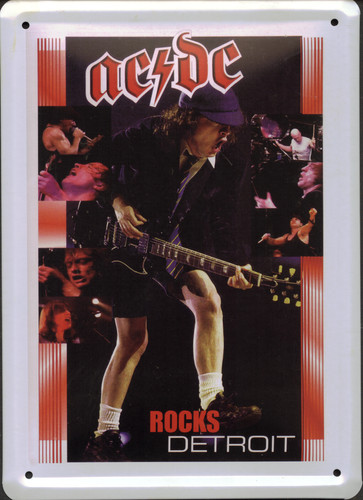 Set music tin signs - of,