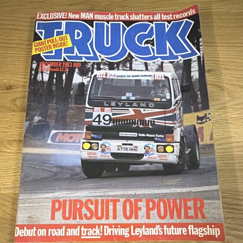 Truck magazine december 1983 - magazine,