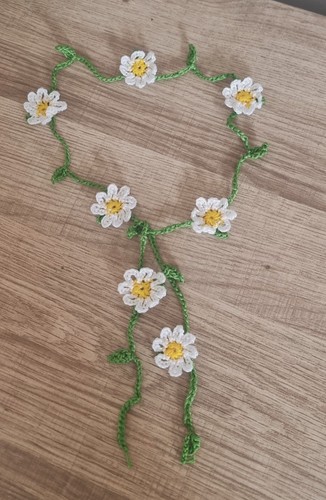 Handmade crocheted daisy - handmade,