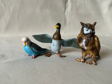 Schleich Budgie and Eagle Owl