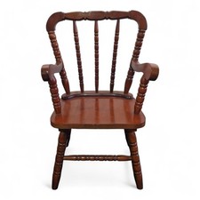 Child's Wooden Spindle Back