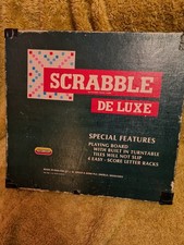 Vintage Scrabble Deluxe Board