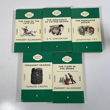 5 x Vintage Green Penguin