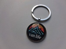 VAN LIFE METAL 2D FLAT KEYRING