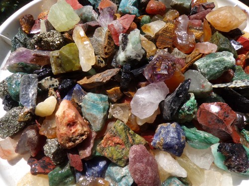 Natural rough gemstones - natural,