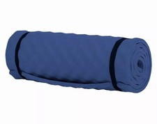 Highlander Comfort Camping Mat Soft Contour Design Sleep Mat Deep Blue 