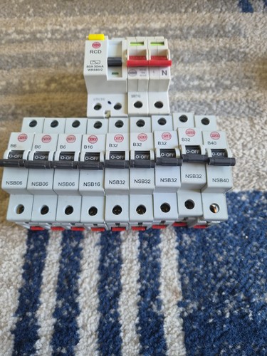 Wylex mcbs main switch and - and, rcd