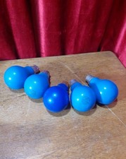5 Vintage 1940s "Thorn" Blue