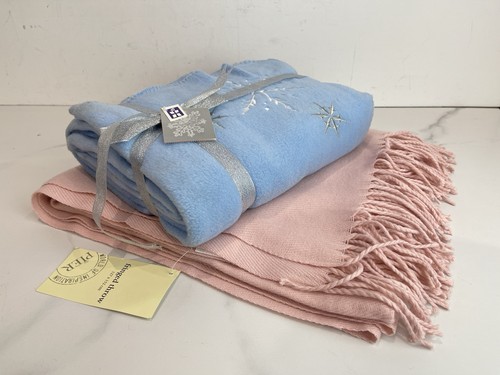 Pier throw blanket embroidered - pier,