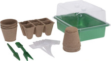 Garden Growing Pots Set Tray