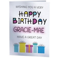 Happy Birthday Gracie-mae -