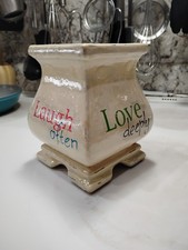  Half  Cascade Bonsai Pot , Planter,  5.5"   Recycled Decorative Candle