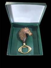 Bottle opener horse brass - bottle,