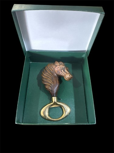 Bottle opener horse - opener, brass
