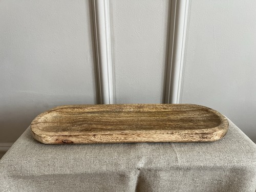Wooden tray solid mango - wooden,