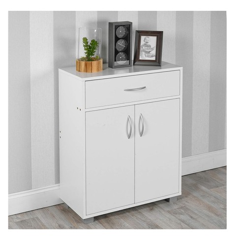 White freestanding storage - white,