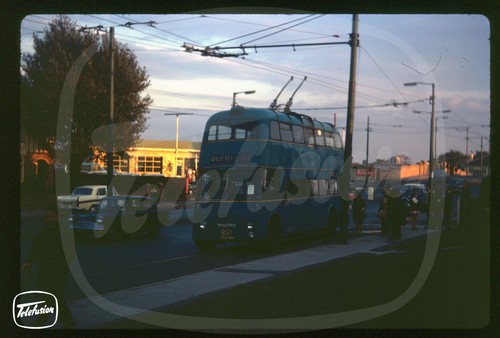 Original bus trolleybus - original, slide