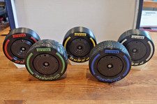 8cm F1 Formula 1 Tyre and Wheel, wall art or desktop decoration / display model