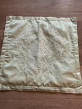 Dorma Pale Green Embroidered Cushion Cover 45 x 45 Inches