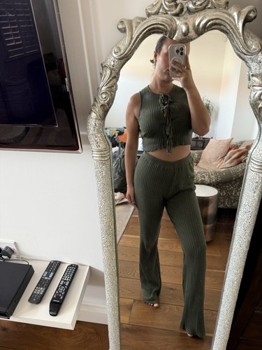 Green zara lounge wear set - lounge,