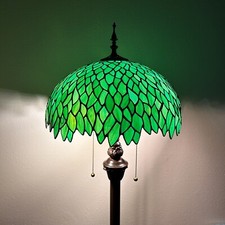Tiffany Style Floor Lamp Green