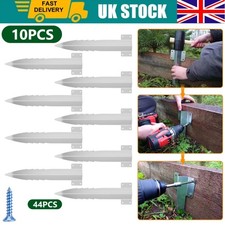 10 x Railway Sleeper Brackets