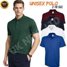 2 Pack Mens Polo Shirts Pique