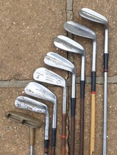 Bundle Of 8 Vintage Golf Clubs