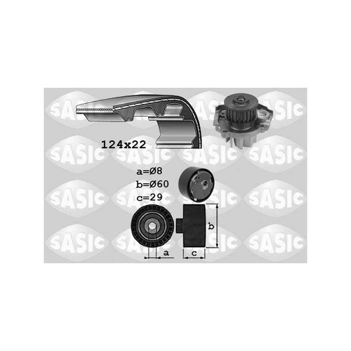 Kit belt serrated pump for - serrated, +