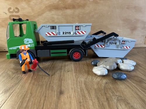 Playmobil 3318 skip truck - playmobil,