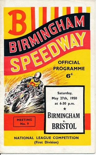Speedway programme - programme,