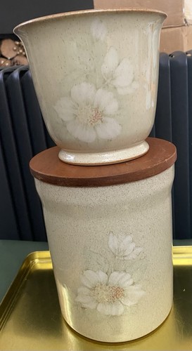 Denby daybreak storage jar - daybreak,