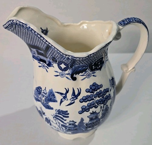 Vintage blue willow water - vintage,